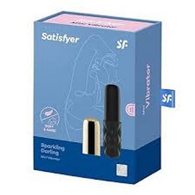 Satisfyer - Sparkling Darling Mini Black & Gold - Billede 2