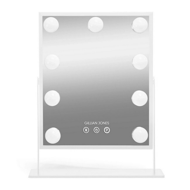 Gillian Jones - Makeup Artist Hvidt Spejl 9 LED Pærer & Touch - Billede 3