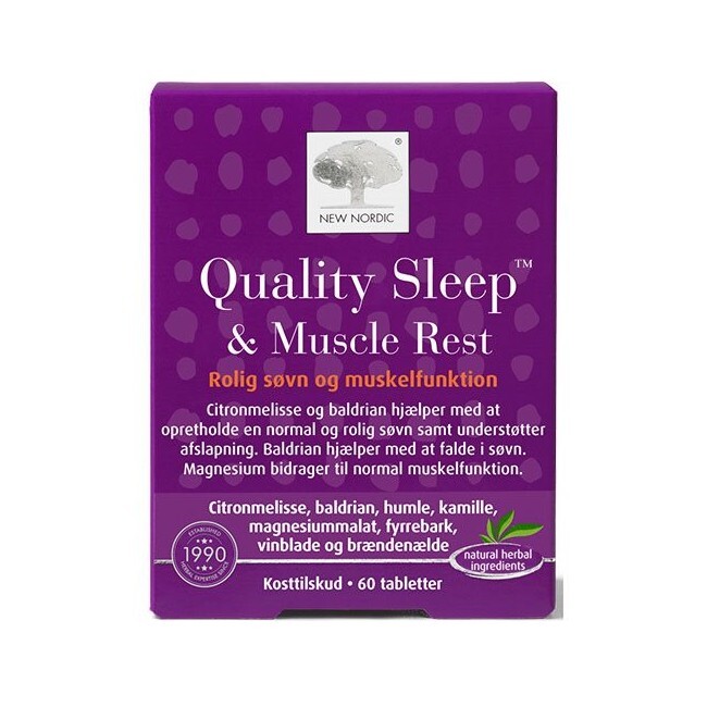 New Nordic - Quality Sleep & Muscle Rest - 60 Tabs