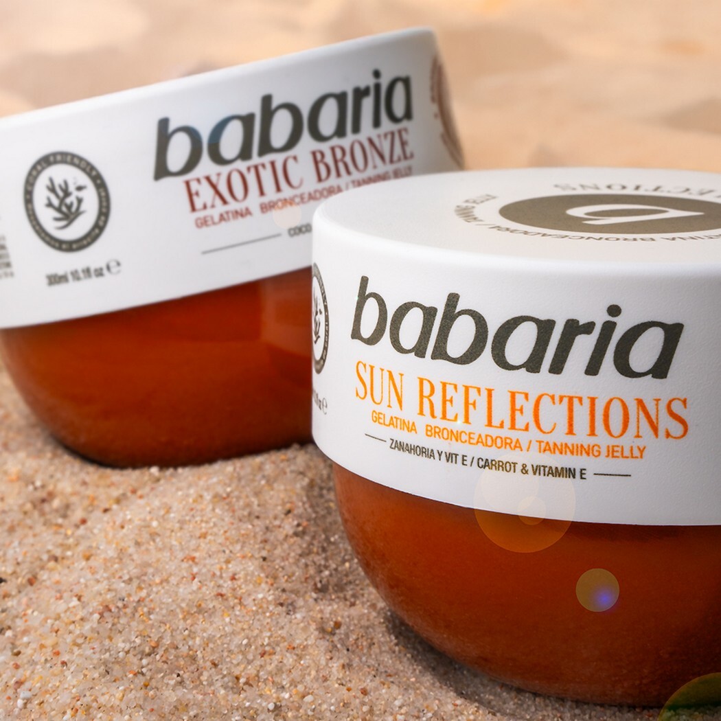 Babaria - Sun Reflections Tanning Jelly SPF 15 - 300 ml - Billede 2