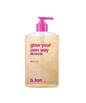 b.tan - Glow your own way clear tanning gel + shimmer - 473 ml - Billede 1