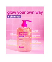b.tan - Glow your own way clear tanning gel + shimmer - 473 ml - Billede 5