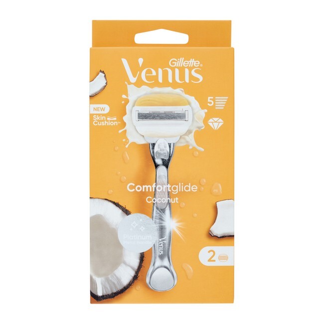Gillette – Venus Coconut Razor + 2 Barberblade