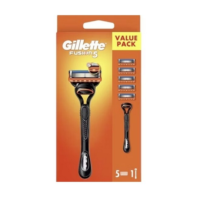 Gillette – Fusion5 barberskraber + 5 barberblade