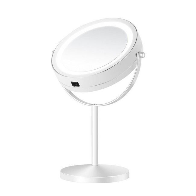 Gillian Jones - Hvidt Bordspejl LED lys & x10 forstørrelse - Billede 2
