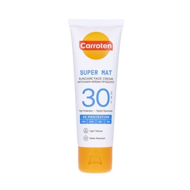 Carroten - Super Mat Suncare Face Cream SPF 30 - 50 ml