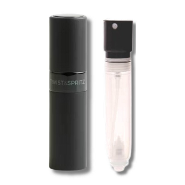 Twist & Spritz - Perfume Refill Spray Brushed Black - 8 ml - Billede 2