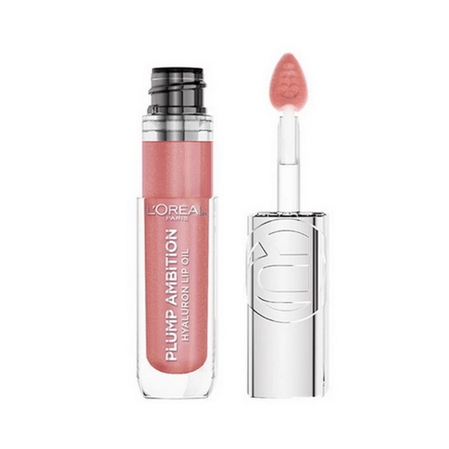 Loreal Plump Ambition Hyaluron Lip Oil 650 Nude Macaron