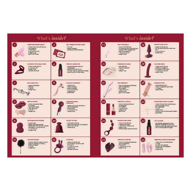 Julekalender - Love Sexy Advent Calendar Erotic 24 Days - Billede 3