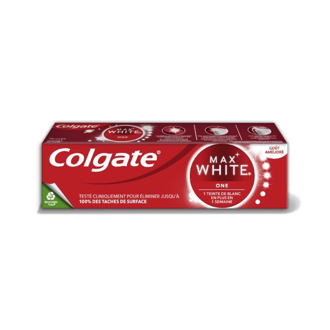 Colgate - Max White One Tandpasta - 75 ml - Billede 2