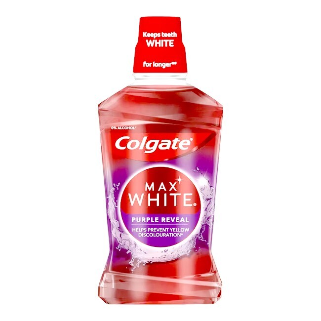 Colgate - Max White Purple Reveal Mouth Wash - 500 ml