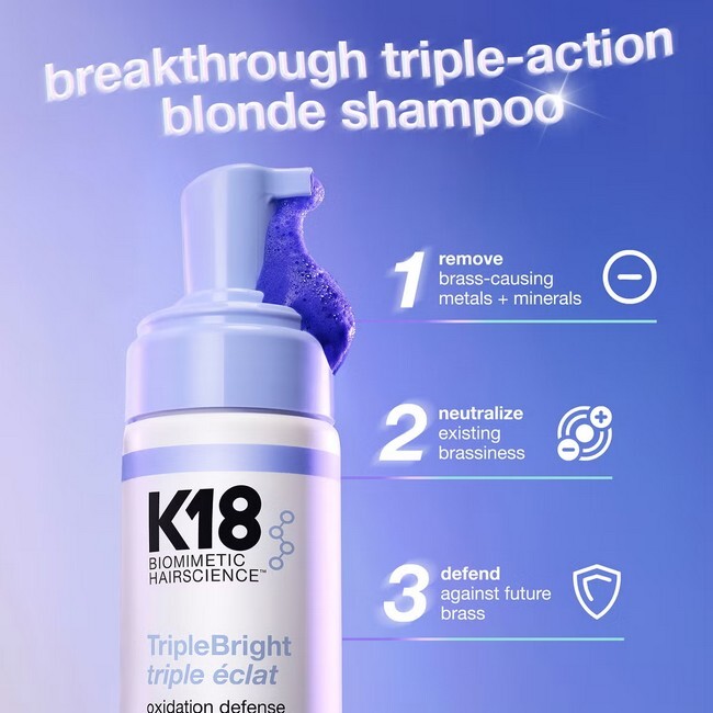K18 - TripleBright Oxidation Defense Purple Shampoo - 125 ml - Billede 3