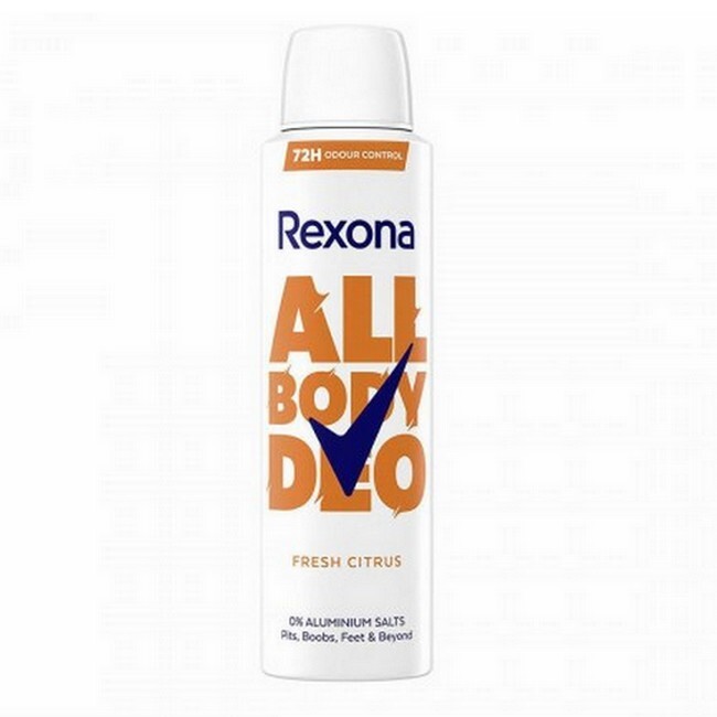 Rexona Fresh Citrus Unisex Para Todo El Cuerpo Desodorante Purškiklis 150 Ml