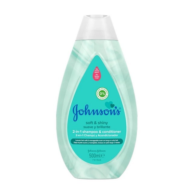 Johnsons - 2in1 Baby Shampoo & Conditioner No More Tears - 500 ml