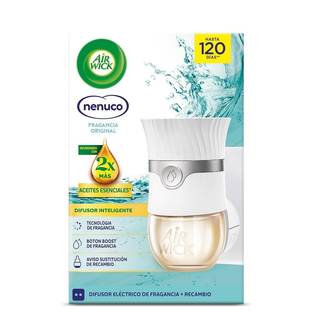Air Wick - Luftfrisker + Refill Nenuco- Duftfrisker til stikkontakt Air Wick - Luftfrisker + Refill Nenuco- Duftfrisker til stikkontakt