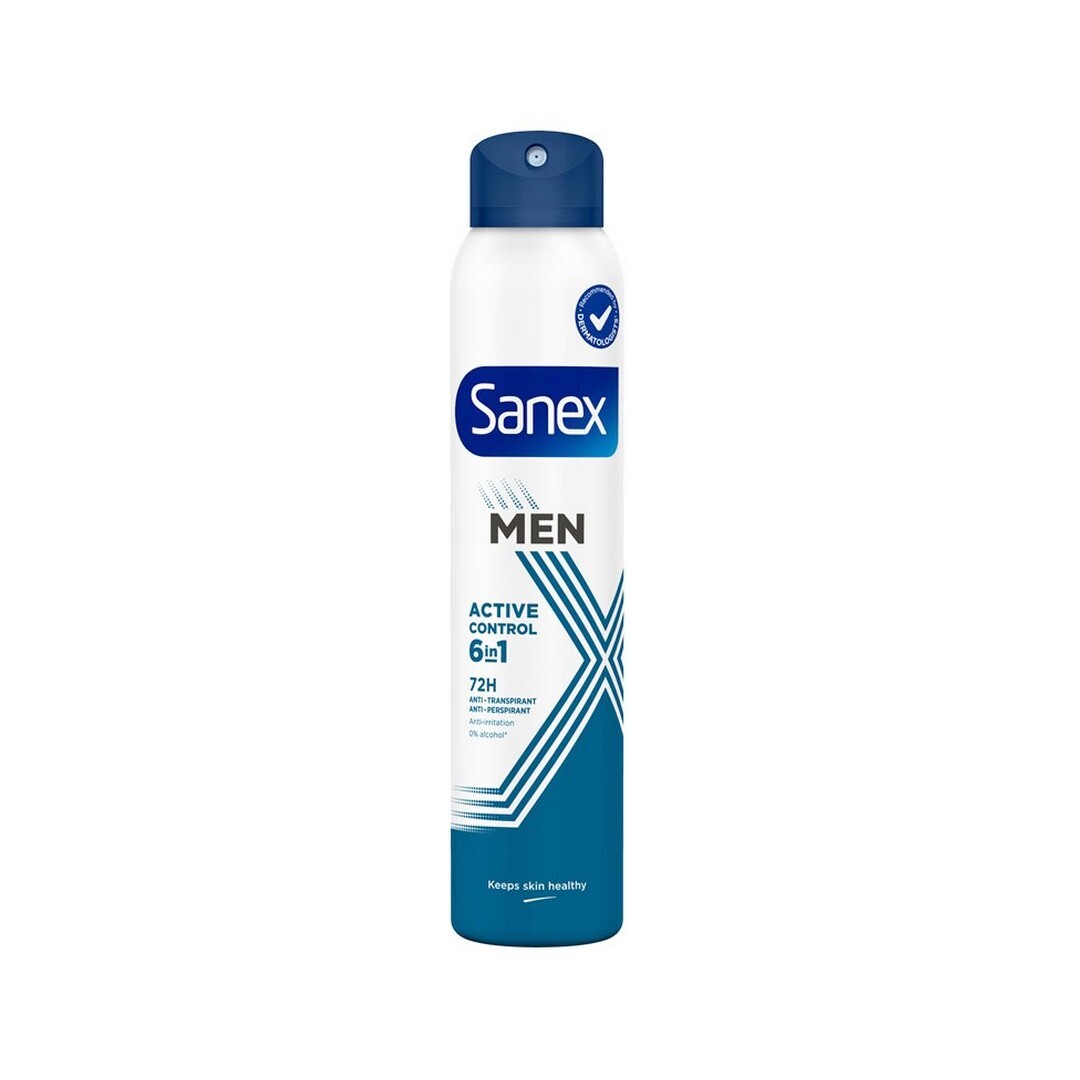 Sanex - Men Active Control 72 HR Deodorant Spray - 200 ml Sanex - Men Active Control 72 HR Deodorant Spray - 200 ml