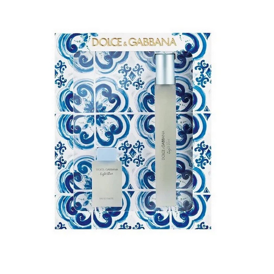 Dolce & Gabbana - Light Blue Femme Eau de Toilette Sæt 10 ml + 5 ml Dolce & Gabbana - Light Blue Femme Eau de Toilette Sæt 10 ml + 5 ml