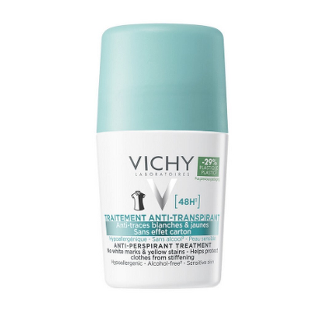 Vichy - Anti Stain Anti Perspirant Deodorant Roll On 48H - 50 ml