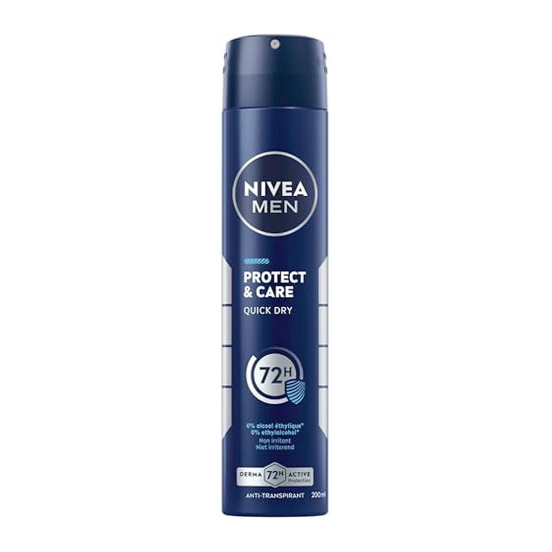 Nivea - Men Protect & Care Deodorant Spray - 200 ml Nivea - Men Protect & Care Deodorant Spray - 200 ml