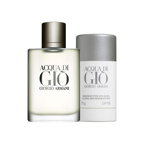 Giorgio Armani - Acqua Di Gio Sæt - 100 ml Edt & Deodorant Stick