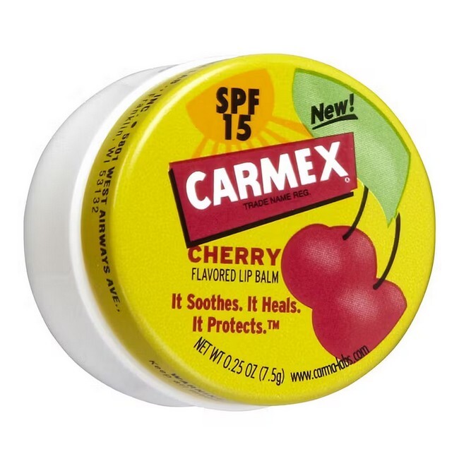 Se Carmex - Lip Balm Cherry Krukke - 7,5 g hos BilligParfume.dk
