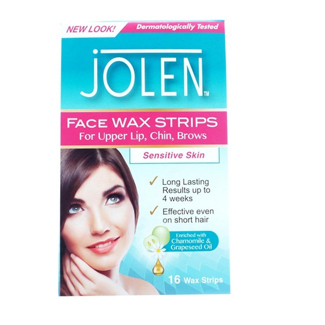 Jolen - Facial Wax Strips 16 Stk thumbnail