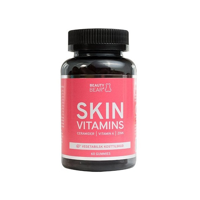 Beauty Bear Vitamins - SKIN Vitamins Gummies - Vingummier - 1 måned