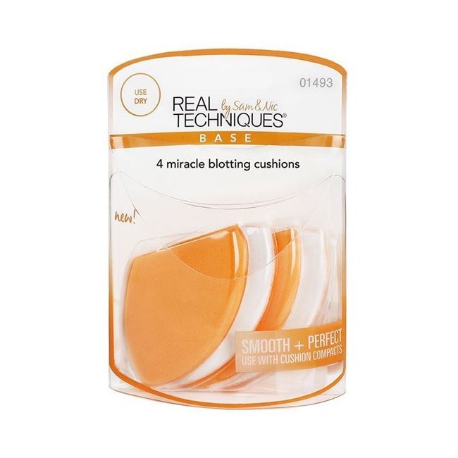 Real Techniques - Miracle Blotting Cushions x 4