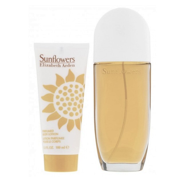 Elizabeth Arden - Sunflowers Sæt - 100 ml EDT + Body Lotion