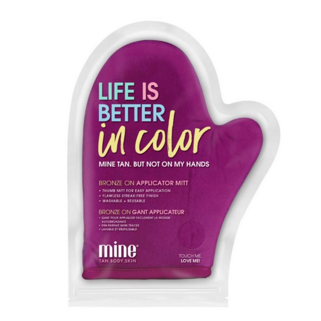 MineTan - Life Is Better In Color Bronze On - Velour Selvbrunerhandske