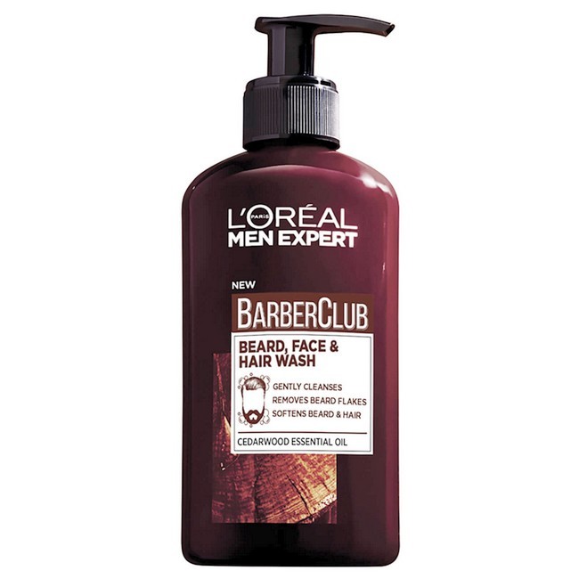 Loreal - Men Expert Barber Club 3in1 Shampoo - 200 ml