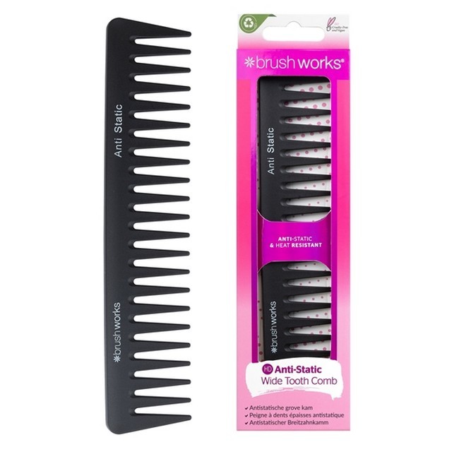 BrushWorks - Anti Static Wide Tooth Comb