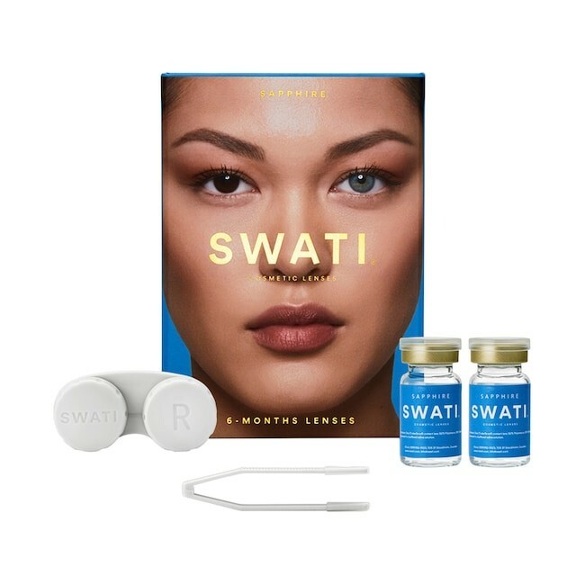SWATI - Farvede Kontaktlinser 6 Måneder - Sapphire