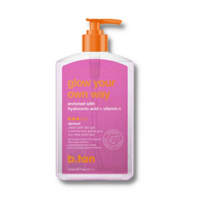 b.tan - Glow your own way clear tanning gel - 473 ml