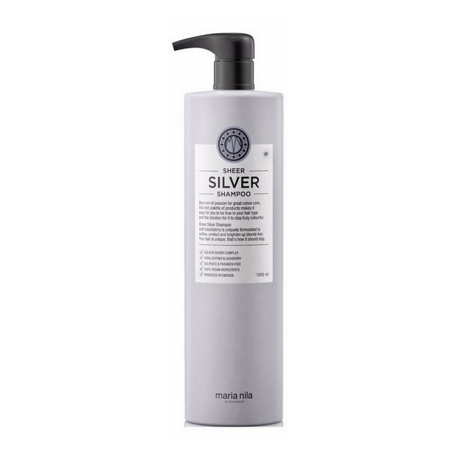 Maria Nila - Sheer Silver Shampoo - 1000 ml - Salon Size