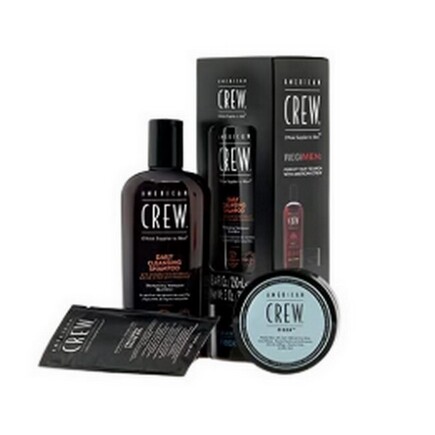 American Crew - Kit Fiber Wax & Daily Cleansing Shampoo