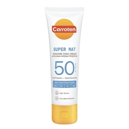 Carroten - Super Mat Suncare Face Cream SPF 50 - 50 ml