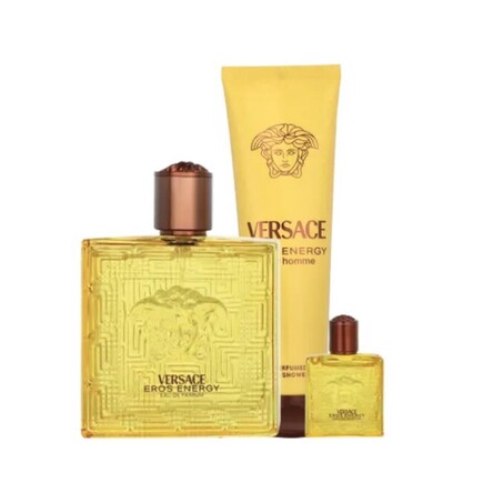 Versace - Eros Energy Eau de Parfum Sæt 100 ml + 5 ml + Shower Gel