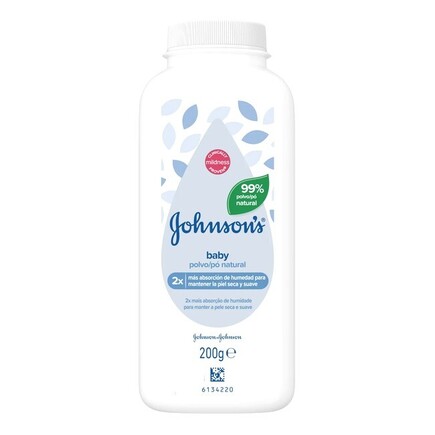 Johnsons - Baby Natural Talcum Powder - 200 gr.