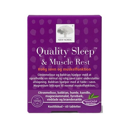 New Nordic - Quality Sleep & Muscle Rest - 60 Tabs