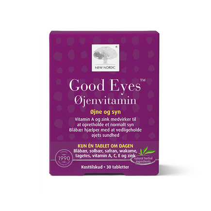 New Nordic - Good Eyes Øjenvitamin - 30 stk