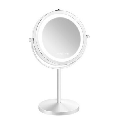 Gillian Jones - Hvidt Bordspejl LED lys & x10 forstørrelse