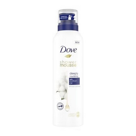 Dove - Shower & Shave Foam Deeply Nourishing Cotton Oil Wash - 200 ml