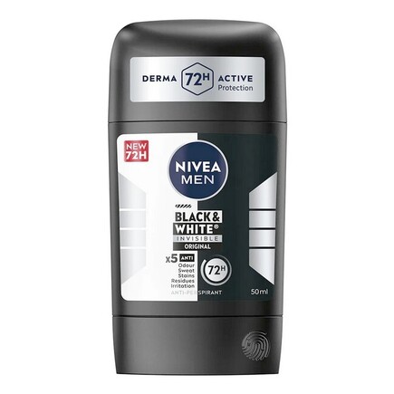 Nivea - Men Black & White Invisible Original Deodorant Stick - 50 ml