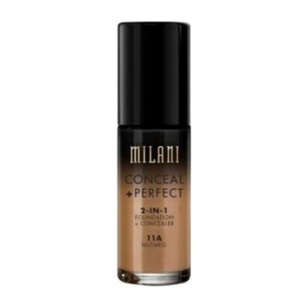 Milani Cosmetics - Foundation 2in1 -  11A Nutmeg - Conceal Perfect Foundation and Concealer