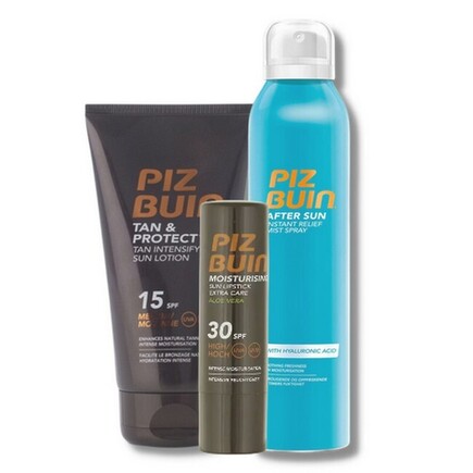 Piz Buin - Solcreme Pakke SPF 15 Med After Sun Spray