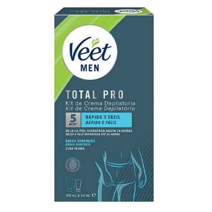 Veet - Men Total Pro Hair Removal Kit Sensitive Areas