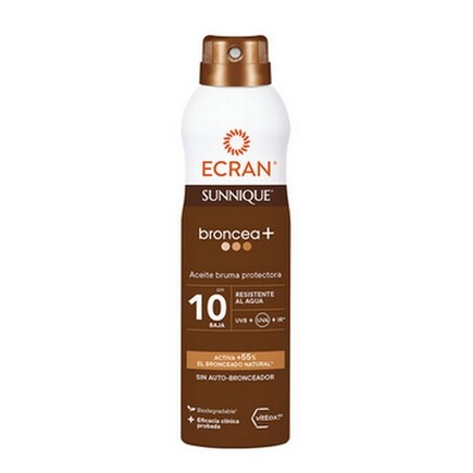 Ecran - Sun Spray + Bronzer SPF10 - 250 ml