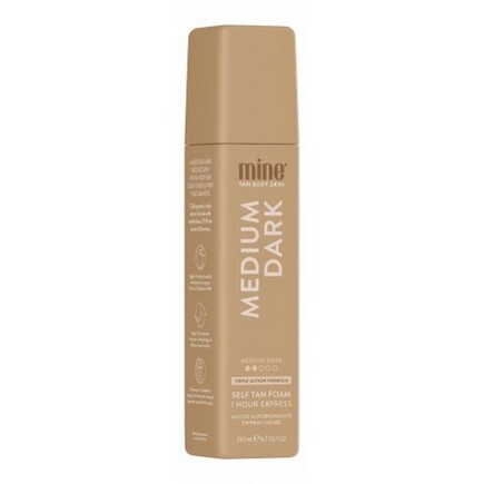 MineTan - Medium Dark Self Tan Foam - 200 ml