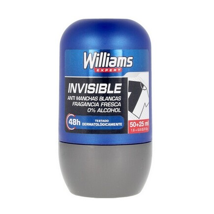 Williams - Expert Invisible Blue 48H Deo Roll On - 75 ml